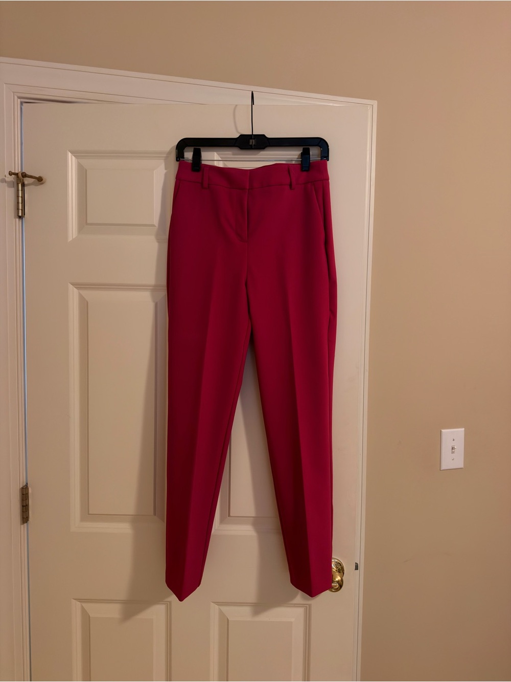 Rachel Zoe DARK PINK Slim Tailored Trousers
